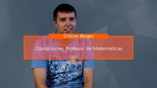 Cristian. Alumno Profesor de Matemáticas de MasterD Zaragoza Cristian. Alumno Profesor de Matemáticas de MasterD Zaragoza