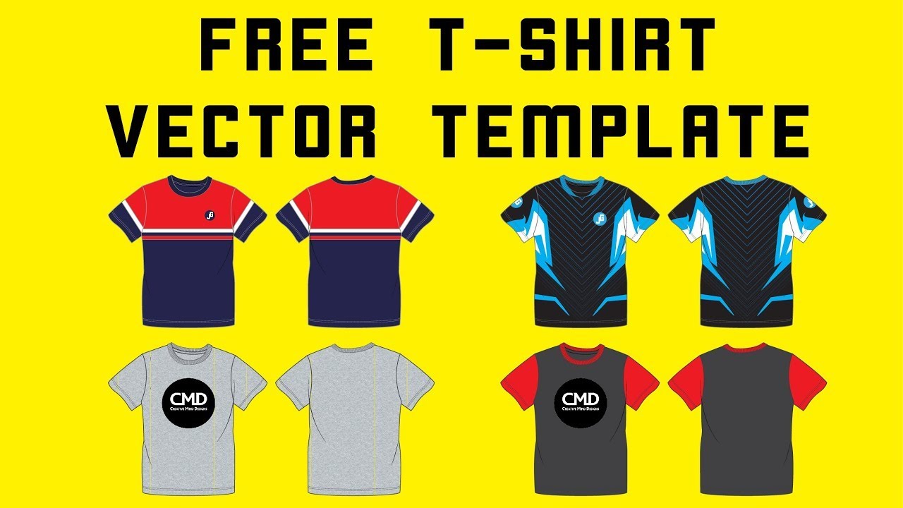 Free t shirt vector template