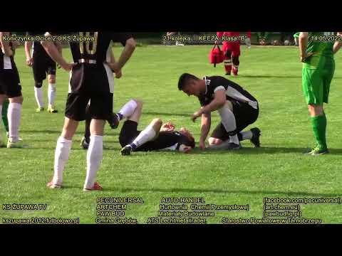 Skrót meczu: Koniczynka Ocice - KS Żupawa (14.05.2022) KEEZA Klasa "B" / 21.kolejka