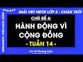 Vở bài tập Hoạt động trải nghiệm Lớp 5 Tuần 14 - Trang 27, 28