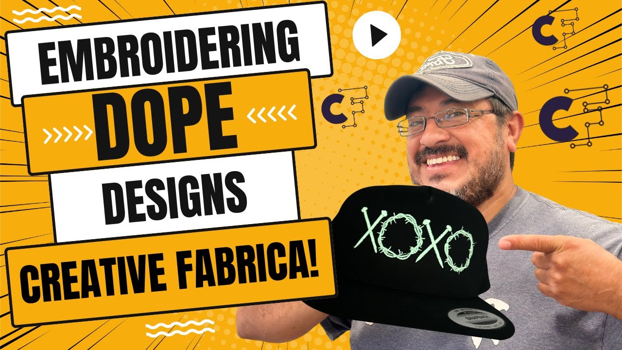 Embroidering Dope Designs with Creative Fabrica!