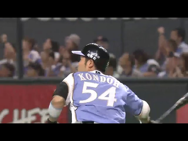 【3回裏】ファイターズ・近藤バックスクリーン弾!! 3ボールから迷わずフルスイング!! 2015/7/11 F-L