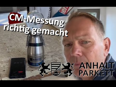 CM Messung Estrichfeuchte messen anhaltparkett.de