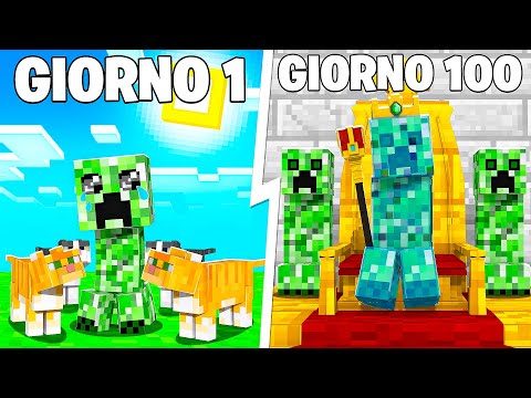 100 GIORNI DA CREEPER SU MINECRAFT