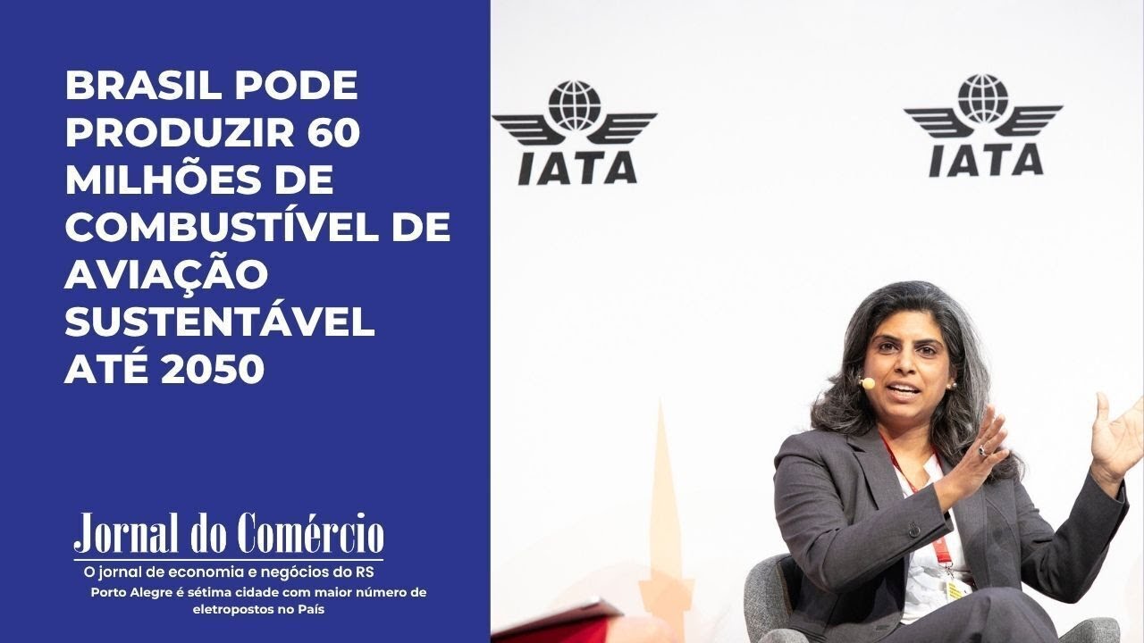 Brasil pode produzir 60 milhões de combustível de aviação sustentável até 2050
