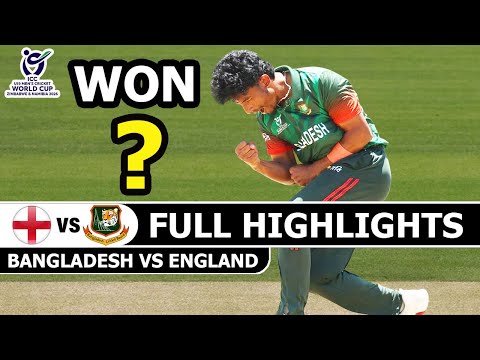 Bangladesh Vs England U19 ICC Cricket World Cup 27th Match Full Highlights 2026 | Ban VS Eng