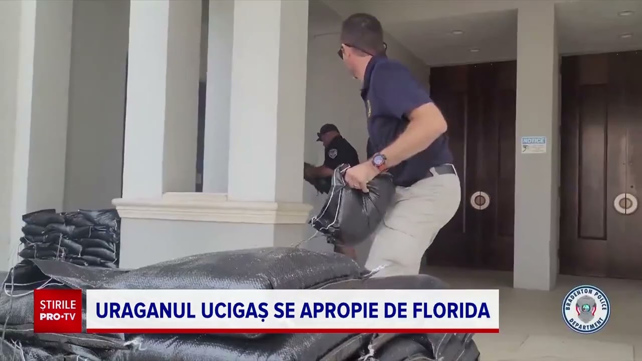 Americanii fug din calea uraganului ”Milton” care se anunță devastator