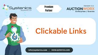 Turn Text into Clickable Links For Users in AuctionWorx Enterprise 3.6