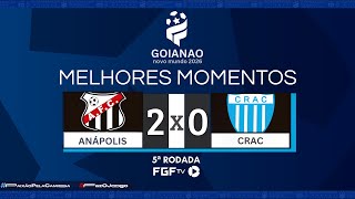MELHORES MOMENTOS ANÁPOLIS X CRAC | 5ª RODADA GOIANÃO NOVO MUNDO 2026