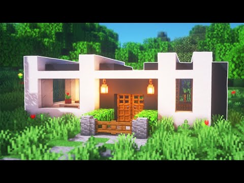 Kleines Modernes Minecraft Haus Bauen Tutorial 1.19 - Minecraft Modernes Haus bauen 1.19 Tutorial
