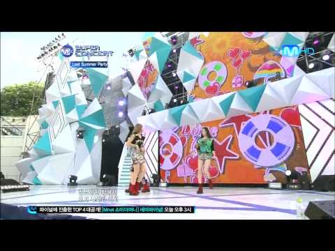 [HD]120805 Mnet M!Super Concert f(x) - Electric Shock & Hot Summer