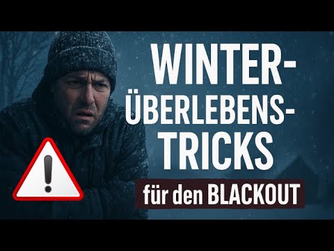 ⚠️ Freezing nights in a blackout - no electricity - no heating! Surviving the winter without ener...
