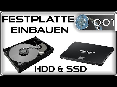 Festplatte einbauen | SSD & HDD