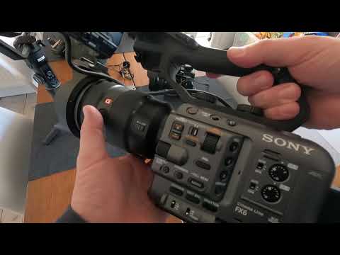 Sony FX6 autofocus screen touch