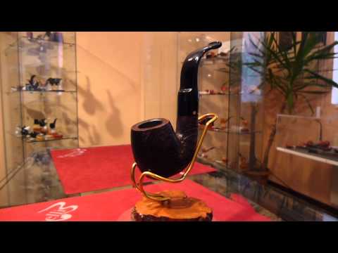 Pipa radica oom paul sabbiata fatta a mano - www.paronellipipe.it