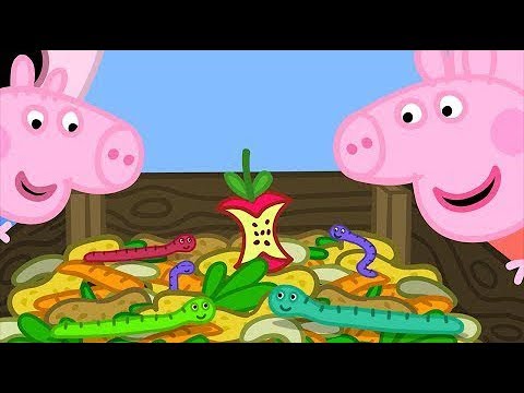 Peppa Pig | Organik Gübre 🍎 Derleme 4 bölüm ⭐ En iyi bölümler | Çocuklar için Çizgi Filmler