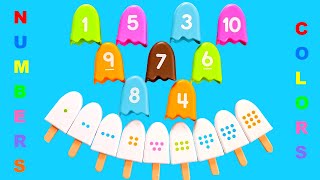Ice Cream Educational Toys for Kids: Learning Numbers and Colors | Educational Videos for Kids