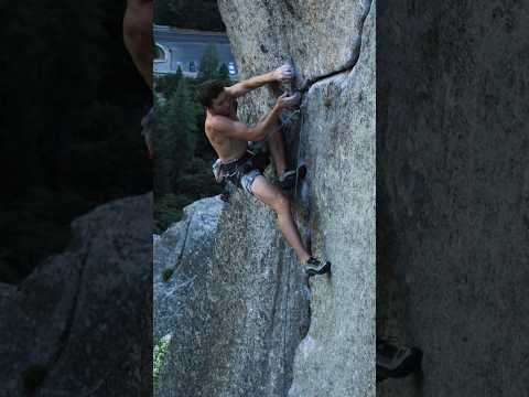 William Moss floats crux of the Phoenix (5.13a)