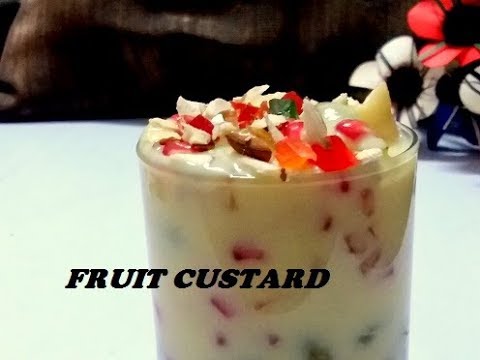 MIX FRUIT CUSTARD RECIPE | Healthy Dessert Recipe | How To Make Fruit Custard At Home