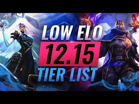 NEW Patch 12.15 Low Elo Tier List - League of Legends Season 12