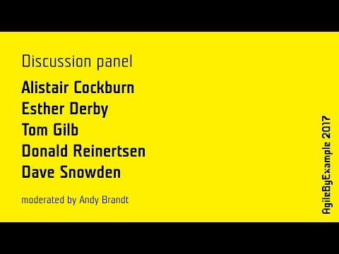 AgileByExample 2017:  Discussion panel