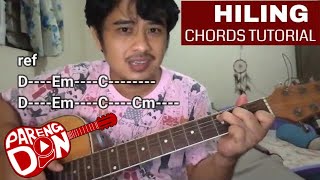 Hiling chords - easy guitar tutorial - Jake Zyrus version