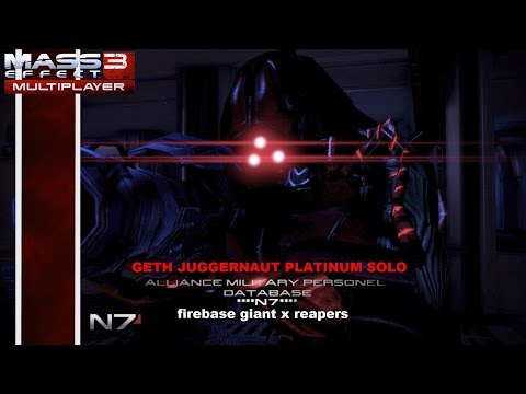 GETH JUGGERNAUT - PLATINUM SOLO - MASS EFFECT 3 [1080p HD]