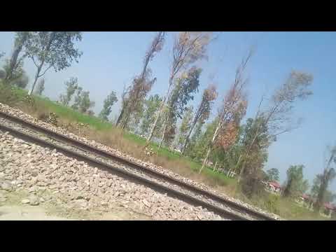 12039 kurukshetra to jind passenger train at pindarshi railway station at full speed