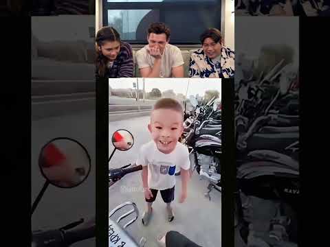 Tom Holland reaction to the funny animated video #fyp #viralvideo #animated #funny