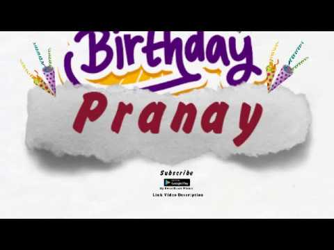 Happy Birthday Pranay