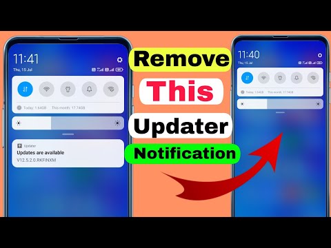 Turn off/Disable update notification from Mi phone |How to remove System update notifications Xiaomi