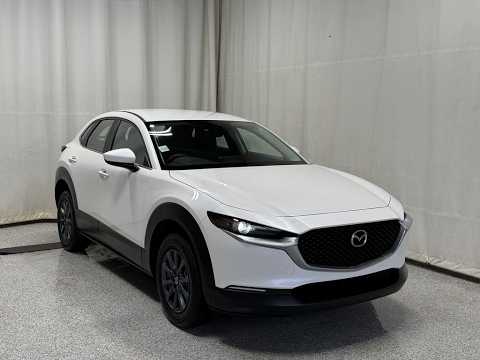 2024 Mazda CX-30 GX AWD in White for sale at Park Mazda in Sherwood Park, AB