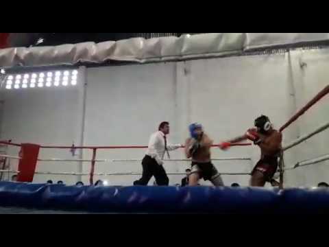Alejandro Penayo vs Derlis Rodriguez - kick boxing amateur - Segundo round