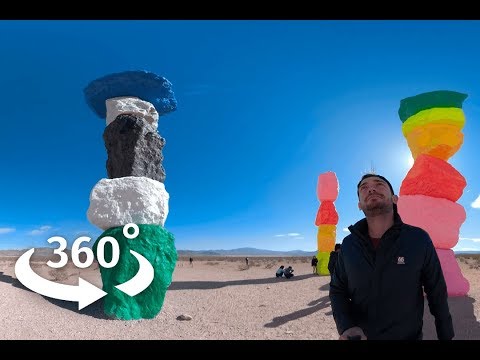 Exploring Nevada's Majestic Seven Magic Mountains in 360°