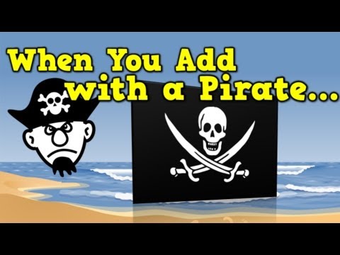 When You Add with a Pirate (addition song for kids)