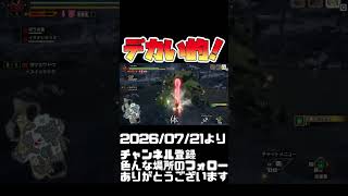 デカい的でドパ！！モンハンライズ #shorts 音楽：魔王魂 様
