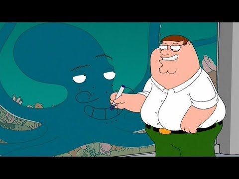 Octopus has a surprise for Peter
