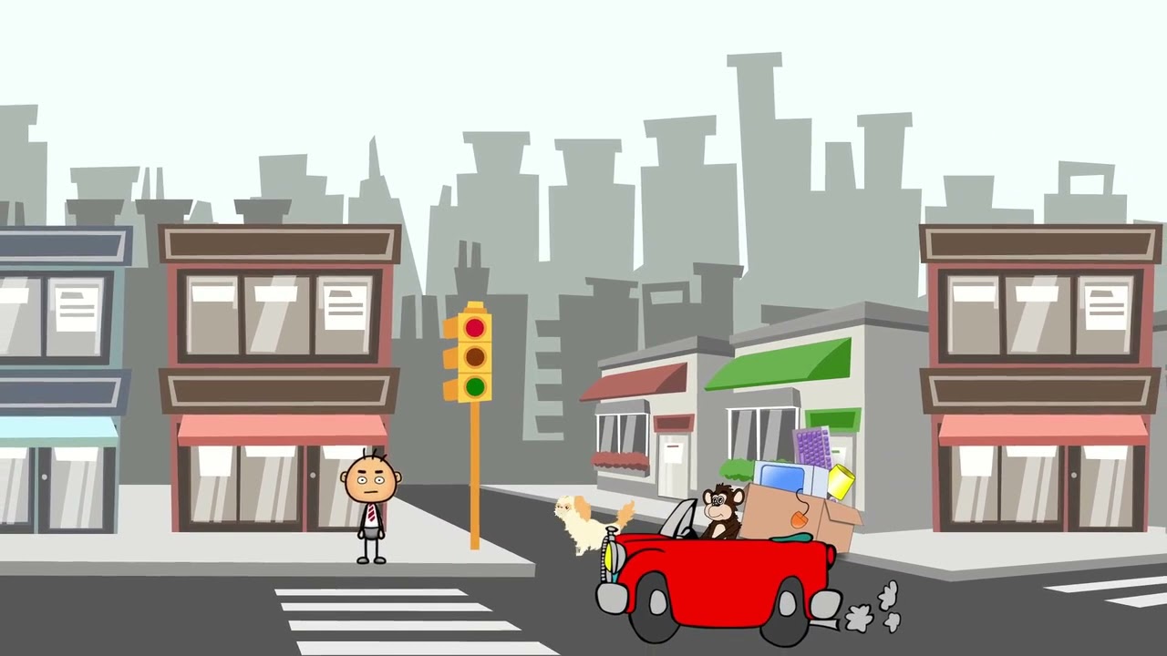 Animated Moving Road Background | Free Animated Background | Free  screen animation