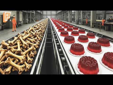 How Millions of Pounds of Gelatin Are Made From Animal Collagen – Inside Massive Production Line