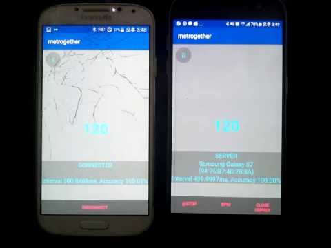 BluetoothMetronome Metrogether Video