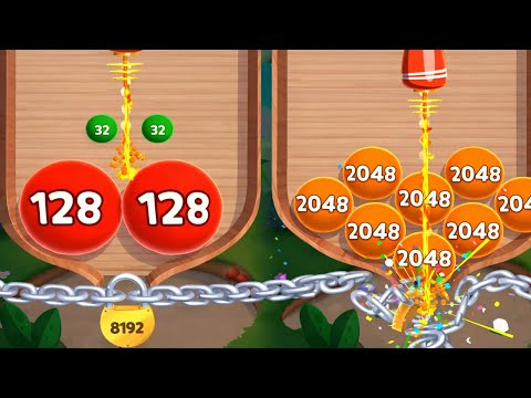 🔥 Laser Bubbles 3D Blob Merge 2048 ✨ Android & iOS Gameplay Walkthrough So Satisfying ASMR Ep-179