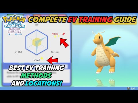 Pokemon Brilliant Diamond & Shining Pearl EV Training Guide! BEST EV Training Methods and Locations!