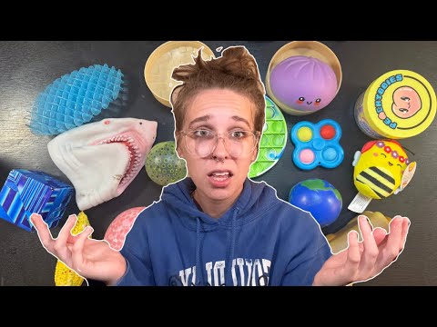 ASMR WITH ONLY FIDGET TOYS