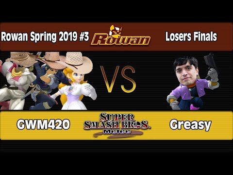 Rowan Spring 2019 #3: GWM420 (Falcon, Marth, Peach) Vs. Greasy (Chillinjude) - LF