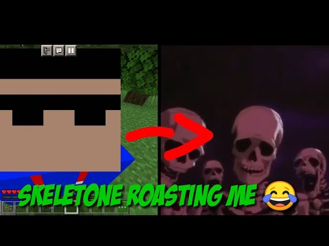 MINECRAFT BUT SKELETONS ROASTING ME 😂😂 || AngryGamerz