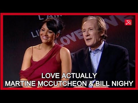 Martine McCutcheon & Bill Nighy LOVE ACTUALLY Interview (2003)