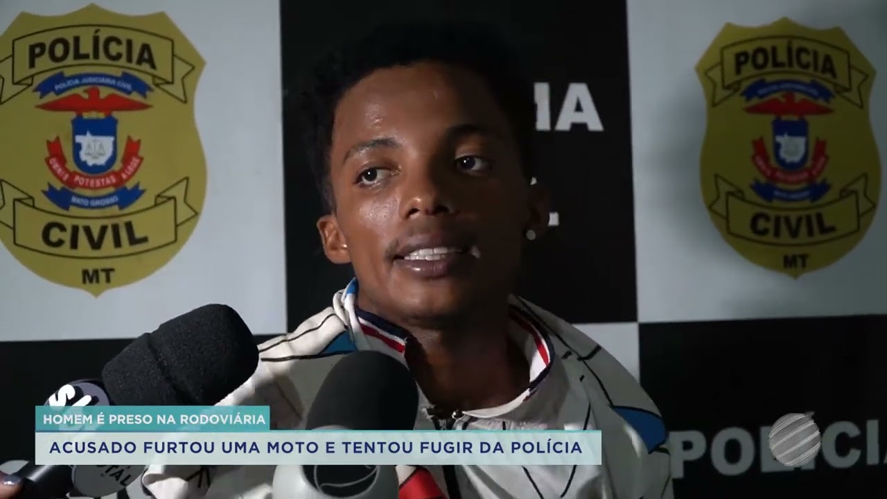 ACUSADO FURTOU UMA MOTO E TENTOU FUGIR DA POLÍCIA