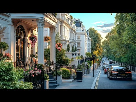 🇬🇧 LONDON WALK, THE ULTRA-RICH AREA IN LONDON: WALKING THROUGH LONDON'S MOST AFFLUENT STREETS, 4K