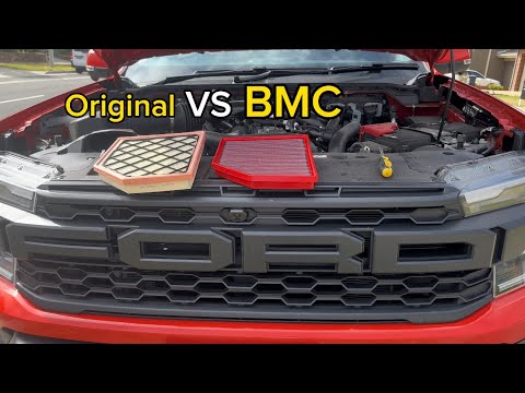 WORTH IT?? | Original VS BMC Air filter | Ford Ranger Raptor 2024