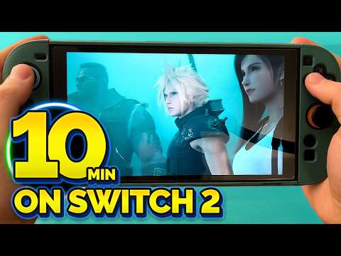 Pushing the Switch 2 with FF7 Remake in Handheld Mode